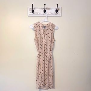 Pink H&M belted dress